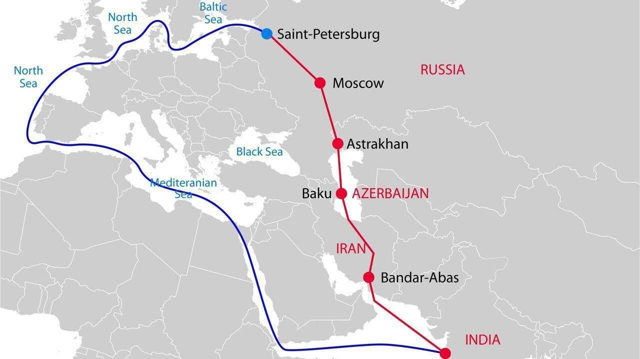 نقش «ایران» در توسعه مسیر شرقی کریدور شمال – جنوب